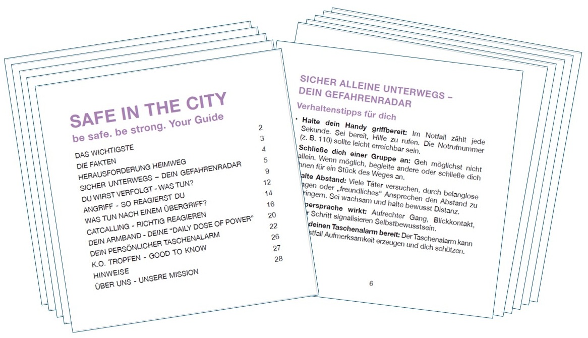 Booklet Safe in the City